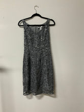 Load image into Gallery viewer, White Black (4) grey lace dress
