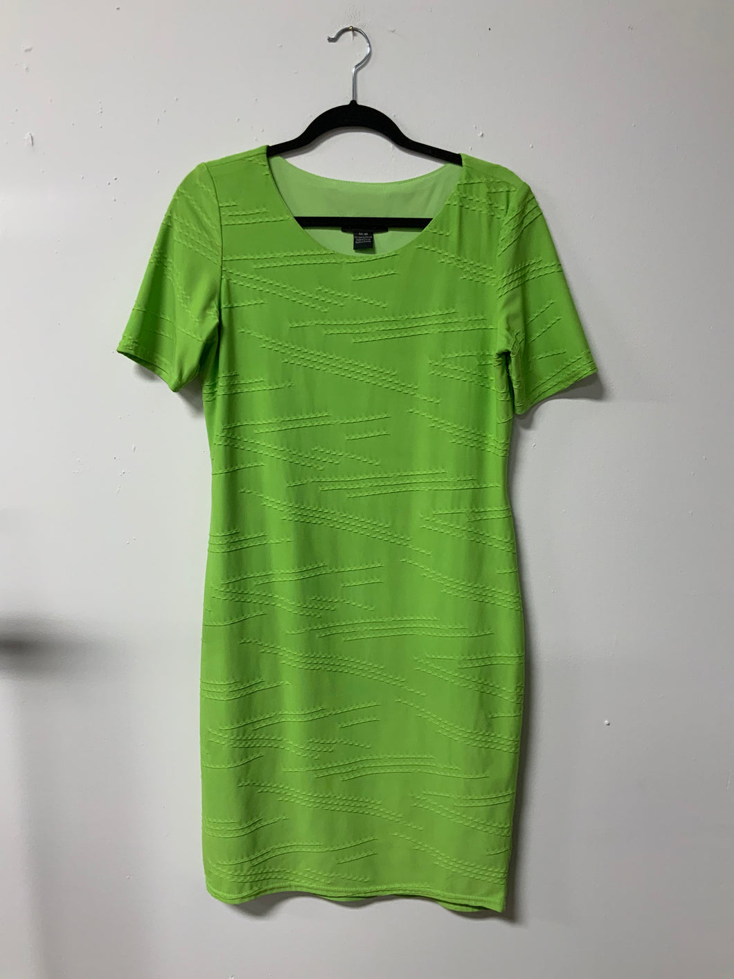 Micheal (M) lime stretch dress
