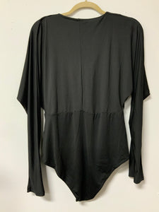 H&M’s (L) black bodysuit NWT