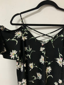 Kayleigh (S) blk daisy x back