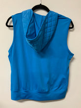 Load image into Gallery viewer, Neiman Marcus (S) blue quilt vest
