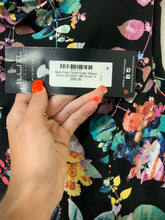 Load image into Gallery viewer, Micheal (S) blk Multi Flwr Dress

