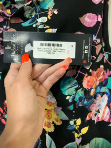 Micheal (S) blk Multi Flwr Dress