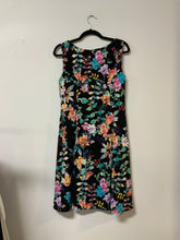 Load image into Gallery viewer, Micheal (S) blk Multi Flwr Dress
