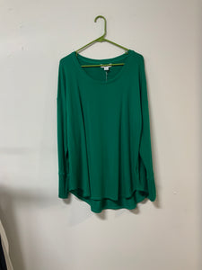 Liz (XL) green flowy hem NWT