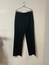 Load image into Gallery viewer, Fabrizio (8) front zip blk flare pant
