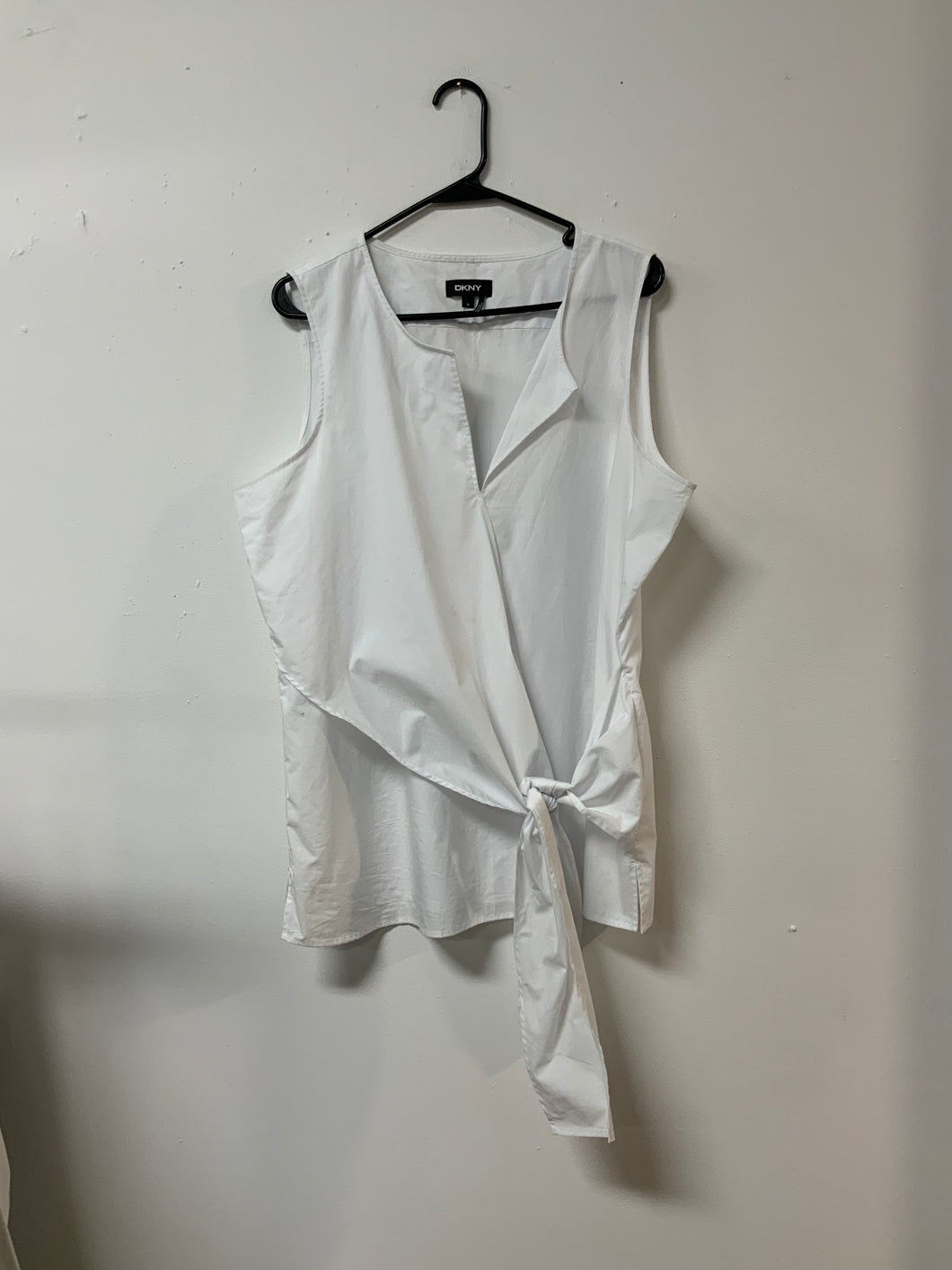 DKNY (XL) Wh Tie slv LS