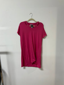 White Bur (M) open neck drs