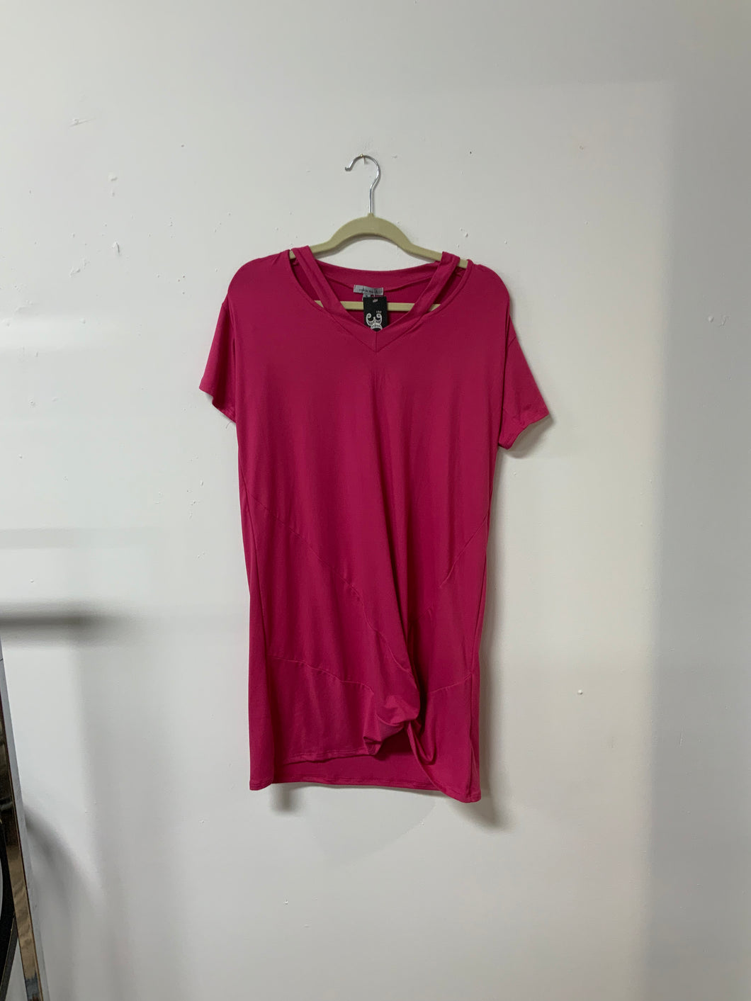 White Bur (M) open neck drs