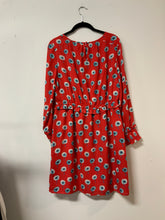 Load image into Gallery viewer, J Crew (6) red Blue Flwr Dress
