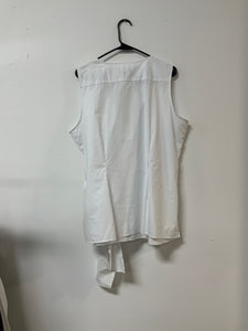 DKNY (XL) Wh Tie slv LS