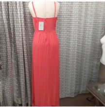 Load image into Gallery viewer, Entro Size Small coral sheet stripe NWT
