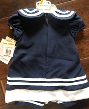 Load image into Gallery viewer, Bonnie Baby 2 pc sailor outfit NWT (12M)
