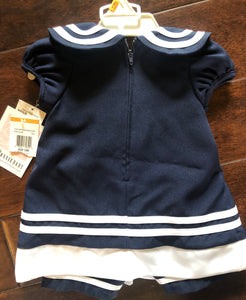 Bonnie Baby 2 pc sailor outfit NWT (12M)