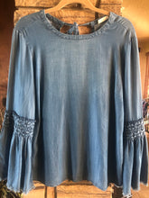 Load image into Gallery viewer, Altar’d State chambray bell sleeve (M)
