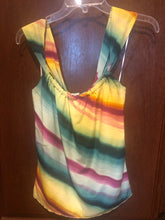 Load image into Gallery viewer, Matty M Size XS tie dye stripe
